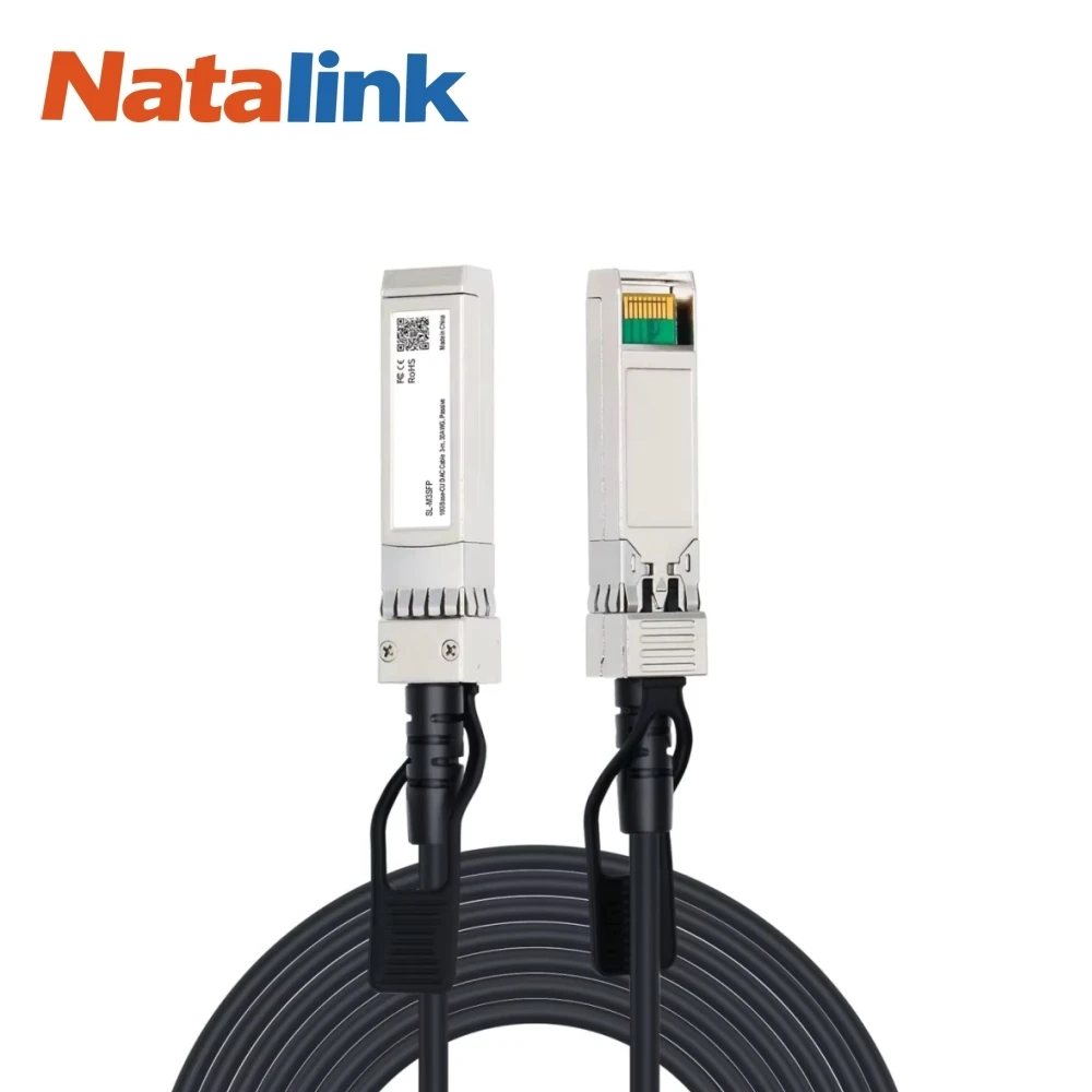 Natalink 10G SFP+ Twinax DAC Cable Passive Direct Attach Copper 0.5-7M Compatible with Cisco/Huawei/MikroTik/HP/Intel Etc Switch