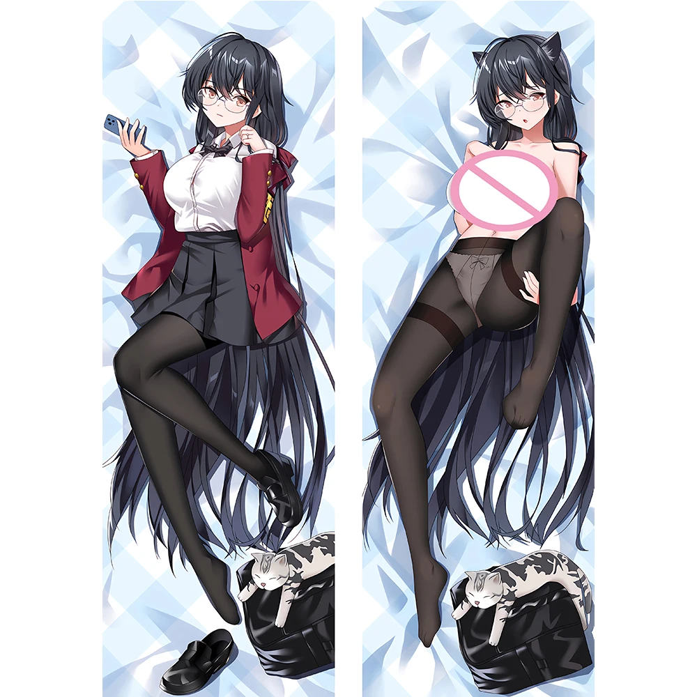 Azur Lane Taihou Dakimakura Anime Otaku 2-kant Bedrukt Waifu Decor Schattig Knuffelend Lichaam Kussensloop Kussensloop