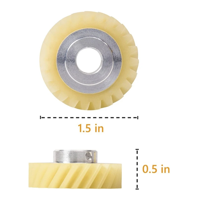 W10112253 Mixer Worm Gear Replacement Part Replace WPW10112253 4162897 4161531 4169830 1206513 AH1491159 for Kitchen Aid