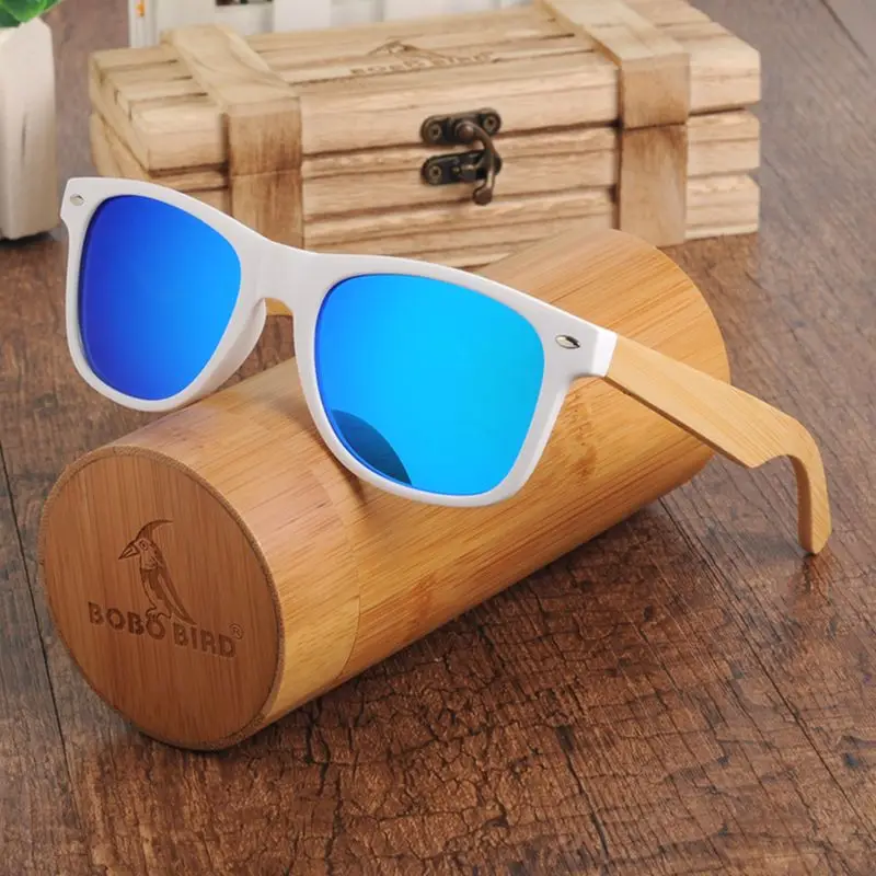 Fashion Unisex Wooden Sunglasses Lightproof Glasses Summer Outdoor Stylish Item Gift Box Packaging Dropshipping