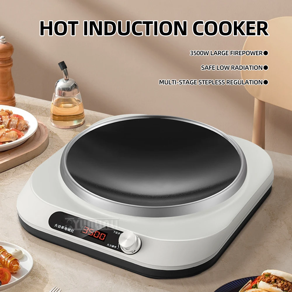 إصدار 2025 طباخ التعريفي المطبخ مقعر التعريفي طباخ عالية الطاقة وعاء الطبخ Fogao لوحة كريستال سوداء