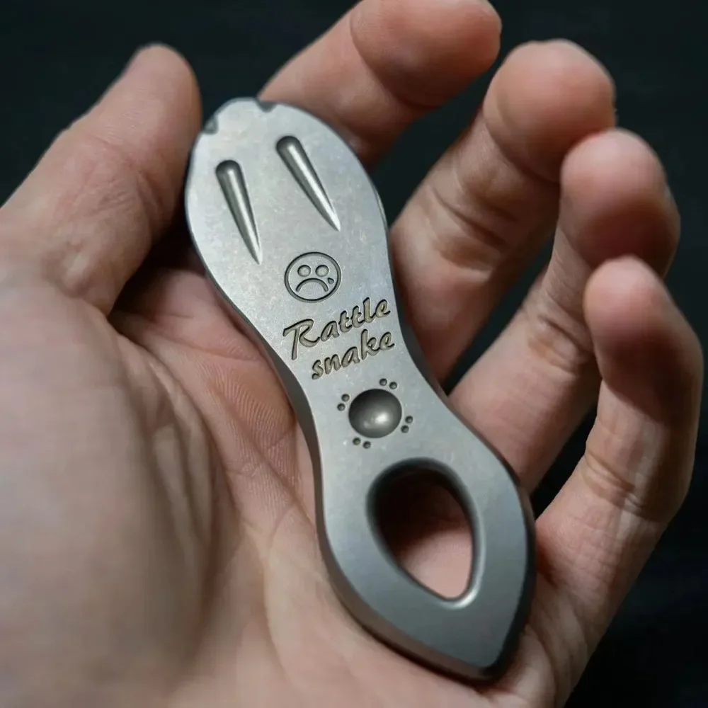 Fidget Spinner TC21 alliage de titane EDC corps complet rond outil en métal adulte bureau divertissement soulagement du Stress jouet garçon jouet