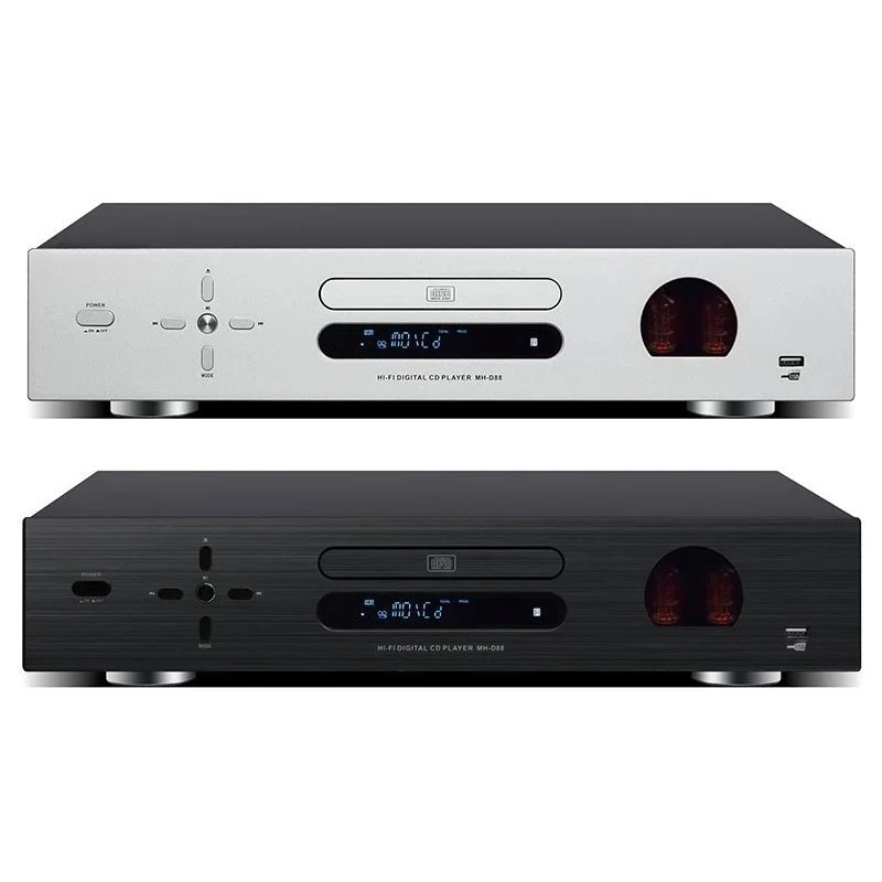 MH-D88 HIFI Tube CD Player Bluetooth 5.3 SPHE8104 DAC Chip Home CD Music Player DSP Sound Effect Toroidal Transformer XLR Output