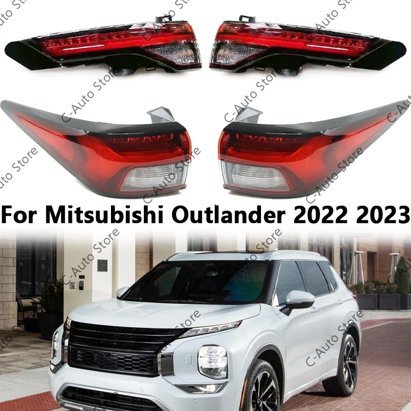 

8330B184 For Mitsubishi Outlander 2022 2023 Car LED Tail Light Brake Driving Reversing Lamp Inside TailLight/Outside TailLight