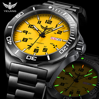 YELANG V1019 Luminous Men's Brand Watch 44MM Mechanical Watch Sapphire Japan Automatic 300m Waterproof 10bar Diving Watch
