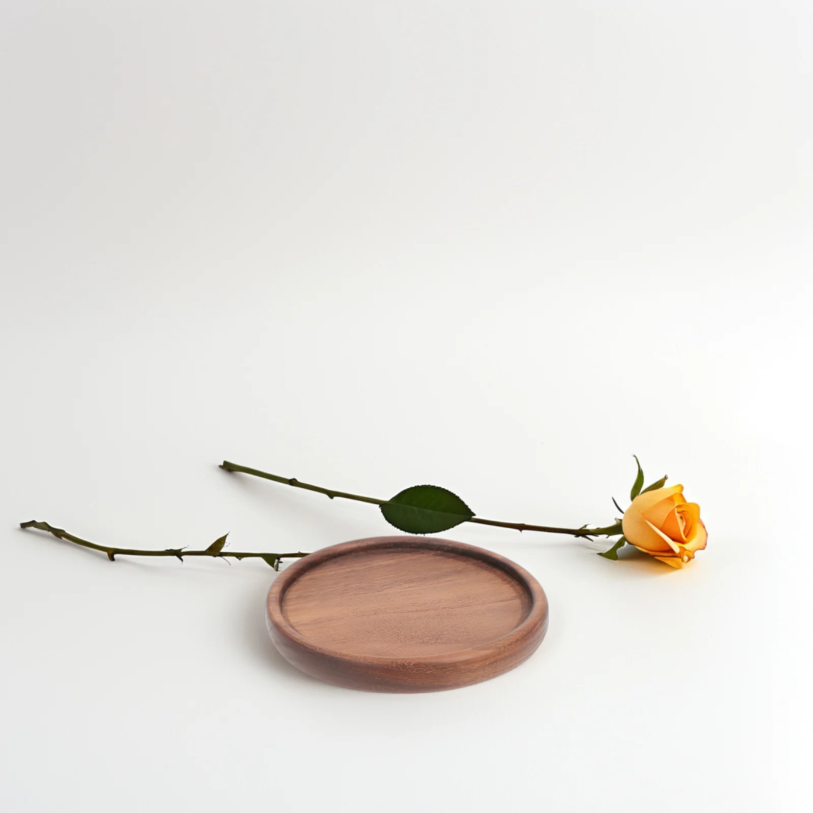 

4 Pcs Wooden Coasters Cup Holders Black Walnut High Temperature Non Slip Heat Insulation Table Decor Dining Room