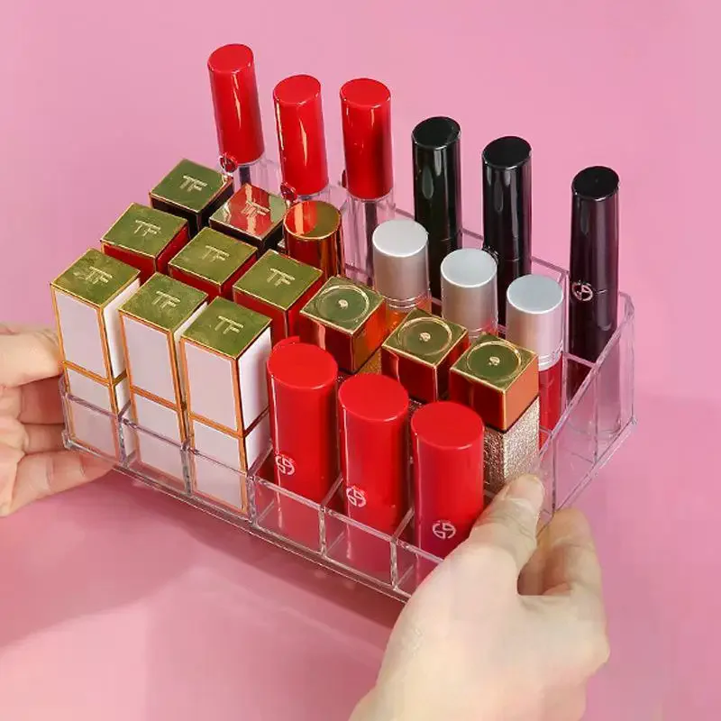 Прозрачная-акриловая-коробка-для-губной-помады-с-24-сетками-органайзер-для-макияжа-коробка-для-хранения-кистей-для-макияжа-держатель-для-дисплея-косметический-органайзер-коробка