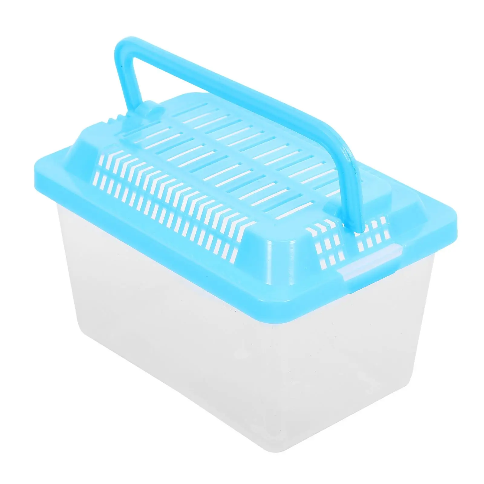 

Portable Pet Carrier Lightweight Handheld Aquarium Durable Plastic Fish Tank Smooth Surface Turtle Terrarium Pet Products