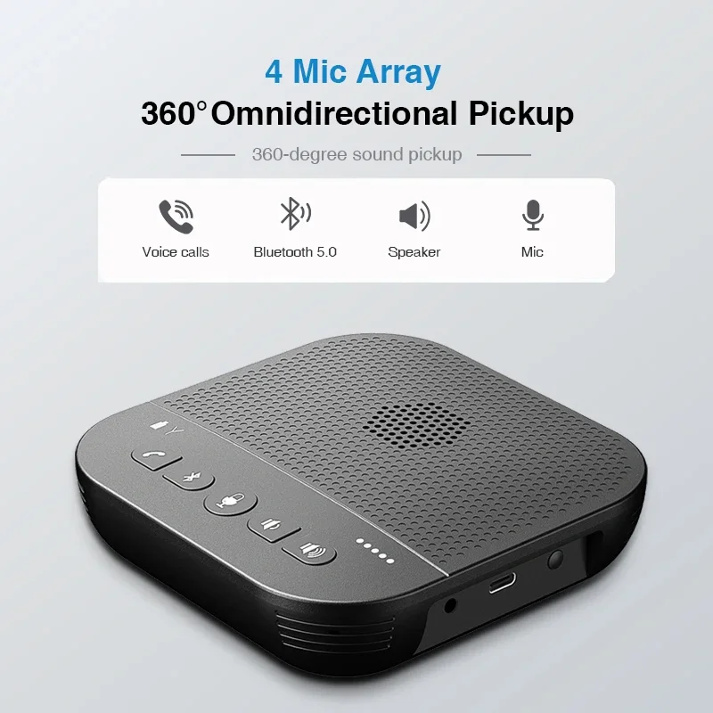 Anywii Android Ios Linux Led Indicator Portable Speaker Wireless Bt Speaker Conference Speakerphone