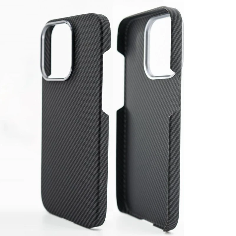 

Real Carbon Fiber Case for iPhone 13 Pro Max with MagSafe Kevlar Phone Cover Aramid Fiber Case for iPhone 13 Pro Max