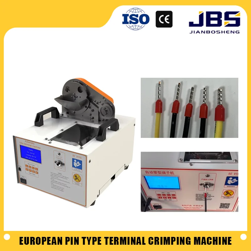 

JBS 0.5/0.75/1.0/1.5/2.5 Tube Type Terminal Crimping Machine European Pin Type Terminal Stripping Playing Terminal Machine