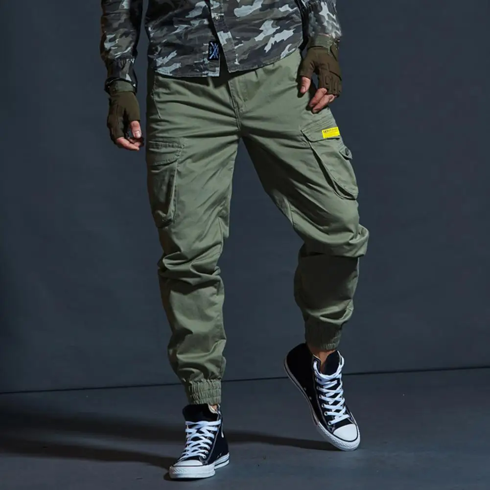 Pantalon cargo camsalomon multi-poches pour hommes, jogging militaire, mode fjpantalones, pantalon décontracté, haute qualité