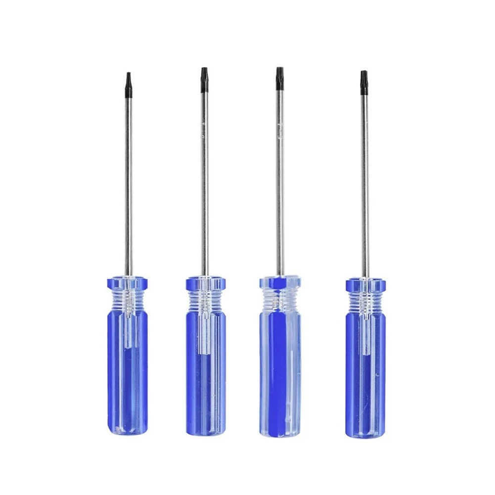 4pc/T8/T9/T10 Precision Screwdriver Security Tamper Proof Magnetic Screwdriver Bits For Xbox 360 Wireless Controller
