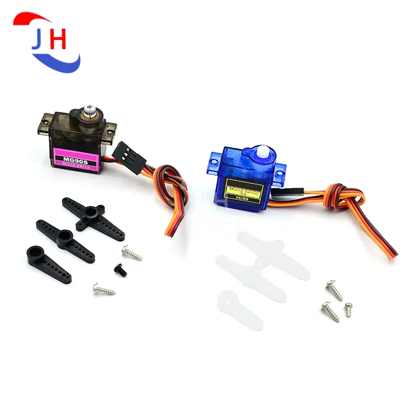 1Pcs New MG90S Gear Digital 9g Servo SG90 For Rc Helicopter Plane Boat Car MG90 9G Trex 450 RC Robot Helicopter 180/360 Degrees