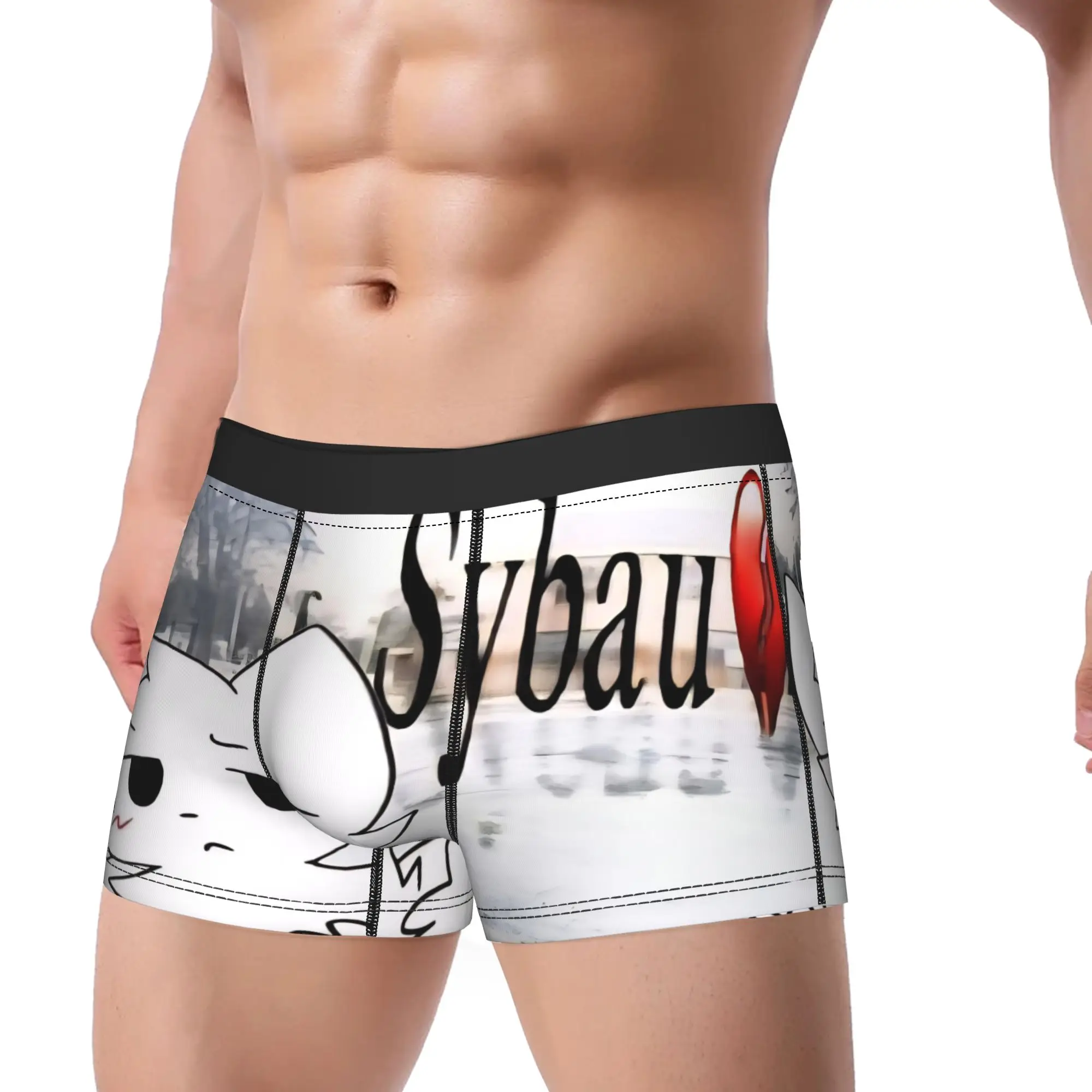 Boykisser Cat Merch Boxers Shorts Novelty Underwear  Boxer Briefs Gag Gift For Man