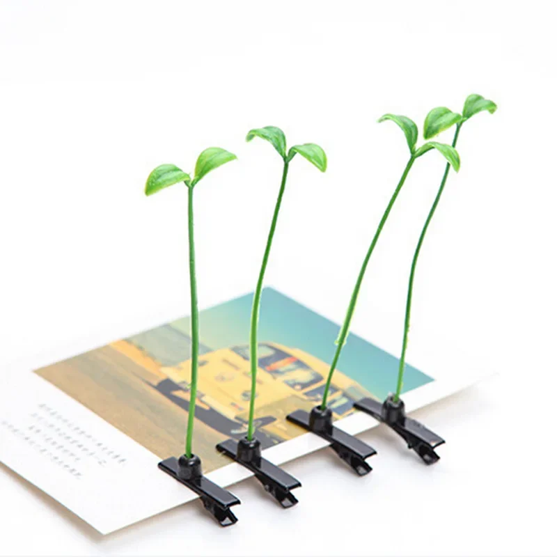 ใหม่น่ารักหญ้าคลิป Barrtttes หญิงอุปกรณ์เสริมดอกไม้เห็ด Bean Hairclips เด็กผู้หญิง Plants Hairpins