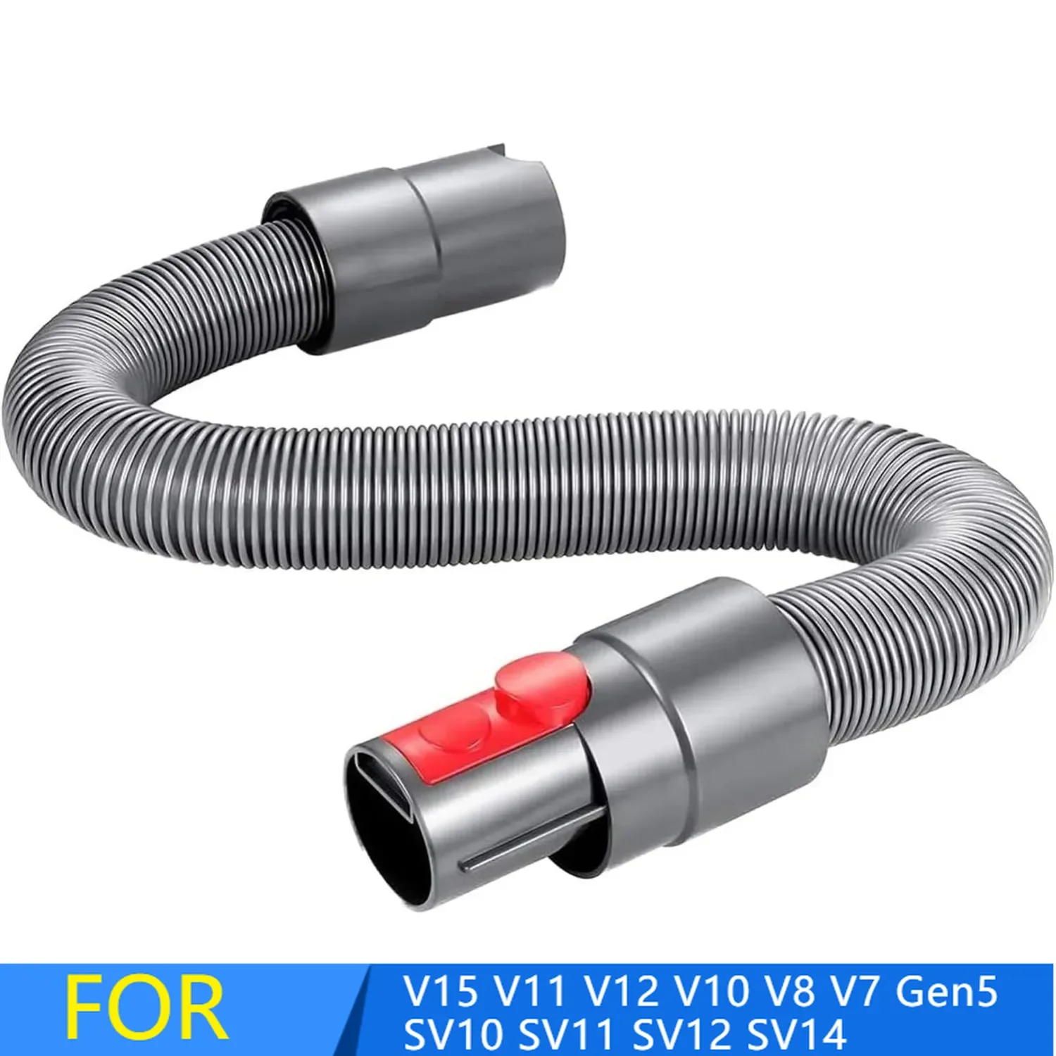 

Vacuum Cleaner Flexible Extension Hose Compatible with Dyson V15 V11 V12 V10 V8 V7 Gen5 SV10 SV11 SV12 SV14 172cm Stretch Hose