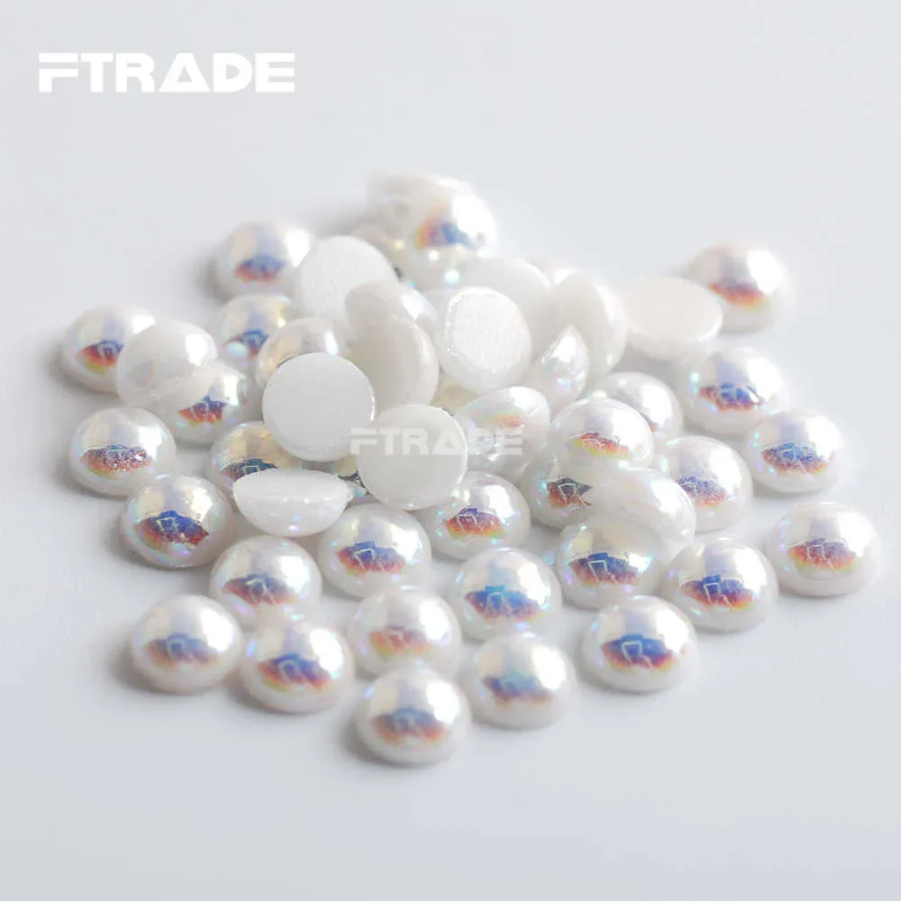 Crystal Ceramic Polymer Clay Flatback Hot fix Circle gemring Nail Jewelry Clothing Decoration 6mm 100pcs/bag High quality strass