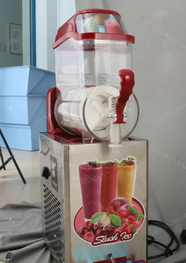 Electronic granita slush freezer machine