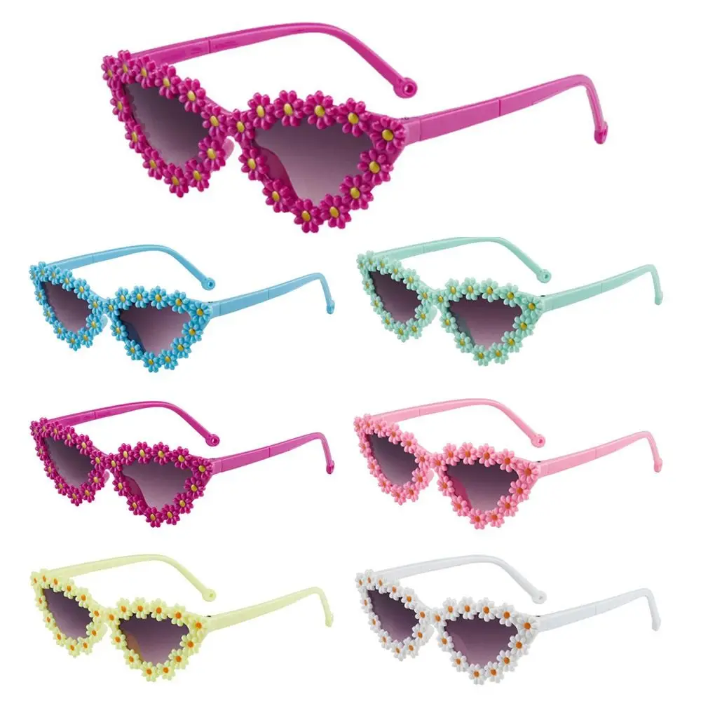 

Cat Eye Frame Children Flowers Sunglasses 3-18 Years Sun Protection Kids Daisy Sunglasses Vintage Children Shades for Boys Girls