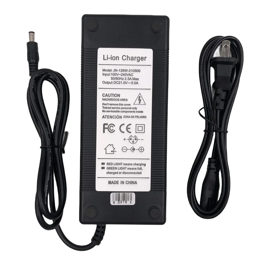 Без вентилятора, зарядное устройство 21V5A, 5 серии, литиевый аккумулятор 18V18,5, 120 Вт