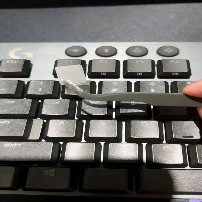 Matte Transparent Semi-Translucent, Suitable for Logitech G813, G913, G915X TKL Keyboard Stickers, Key Film, Anti-Oil view 3