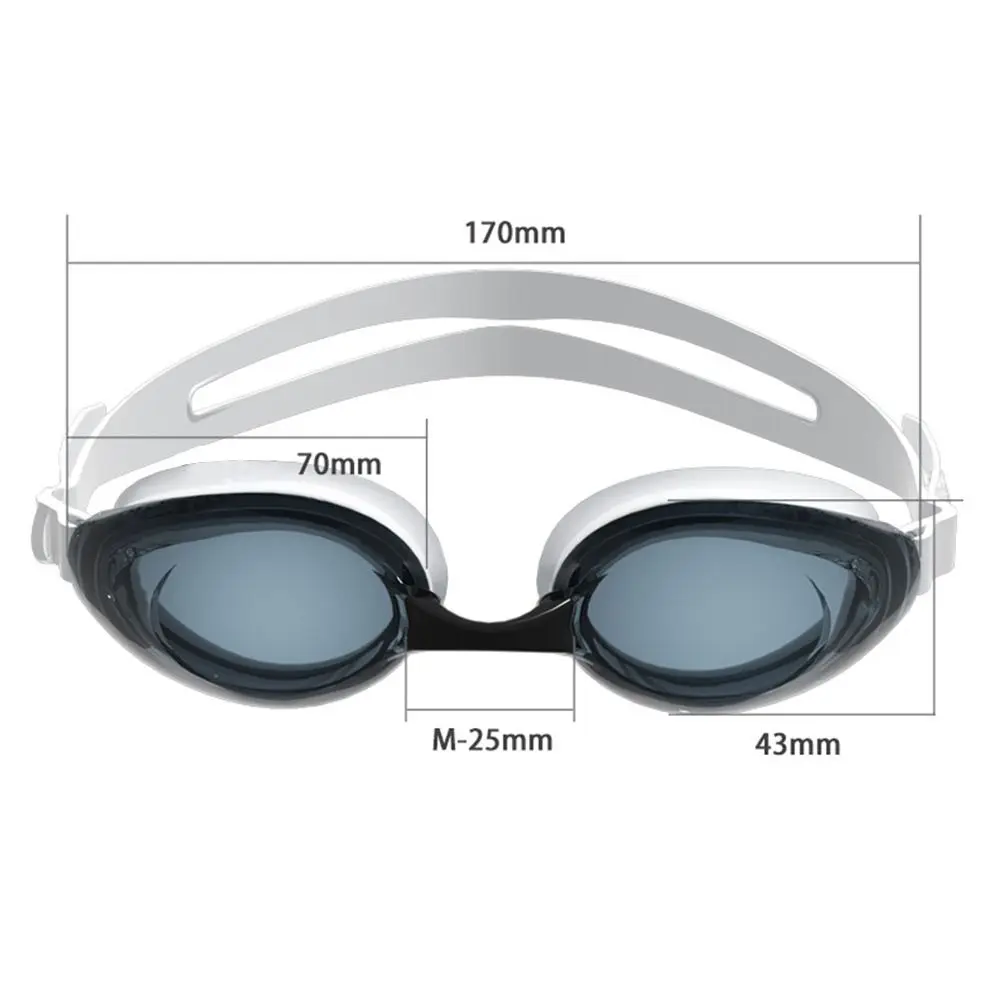 Creative HD Summer Swimming Goggles Waterproof Silicone Swim Eyewear Adjustable Anti Fog Diving Swim Glasses Men Women