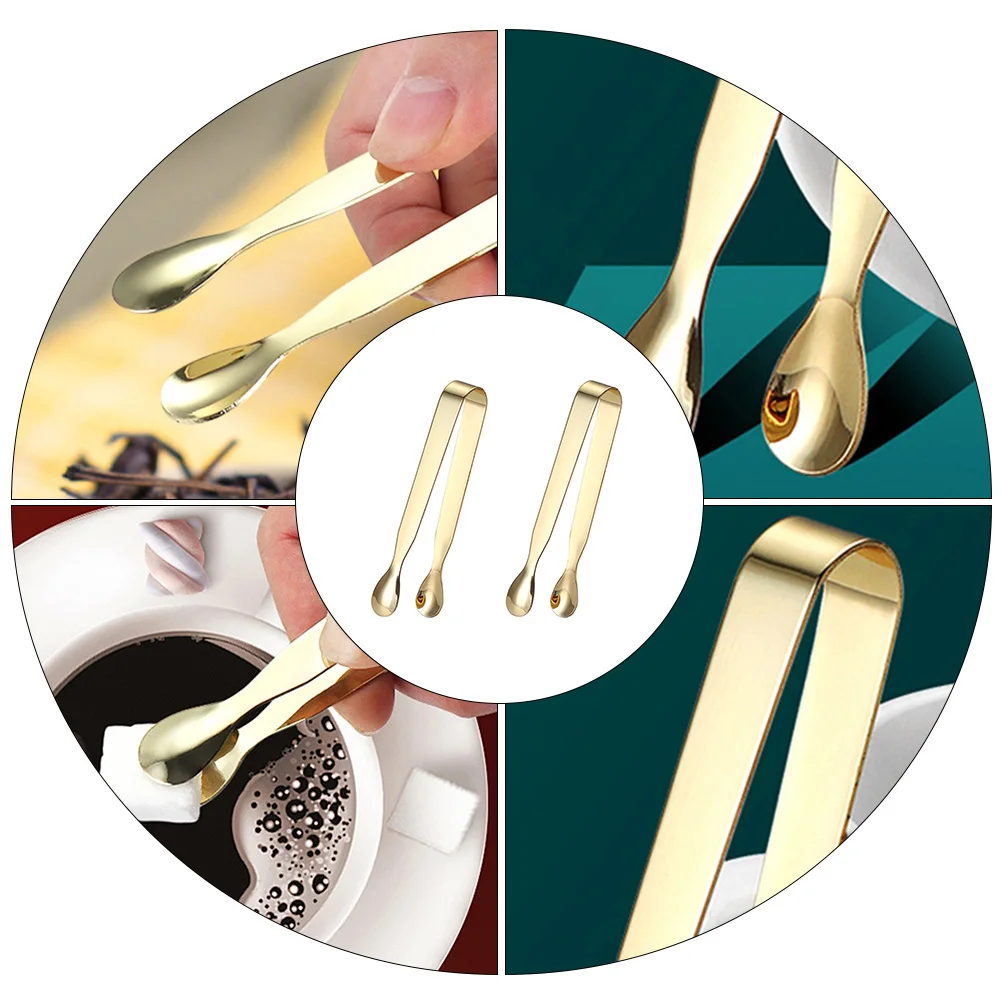 

Freezer Cube Sugar Tong Ice Clip Stainless Steel Clamp Multifunction Serving Food Clips
