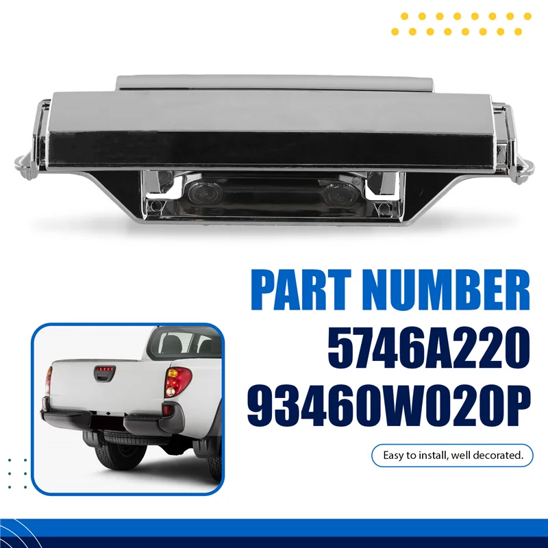 5746A220 Tailgate Handle Back Door Handle Plating For Mitsubishi L200 Triton Strada 2019-2023 93460W020P Car Parts
