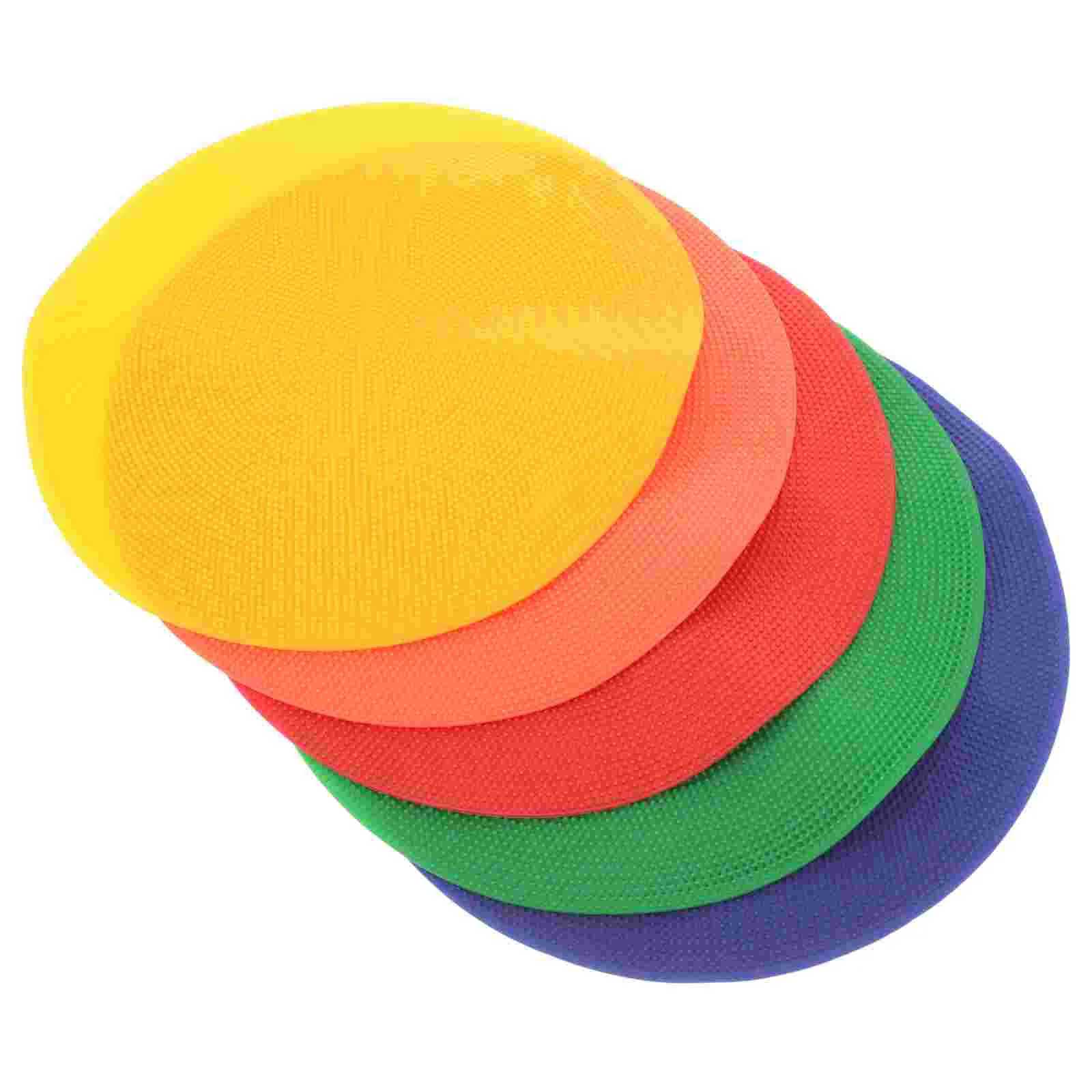 

5 Pcs Training Marker Disc Football Maker Plates Signs for Soccer Exercising Tool Carpet Markers Sports Equipment