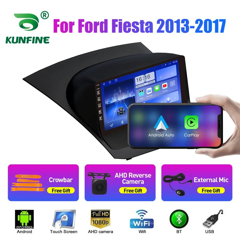 

Автомагнитола для Ford Fiesta 2011-2012 2Din Android Восьмиядерный автомобильный стерео DVD GPS навигатор плеер Мультимедиа Android Авто Carplay