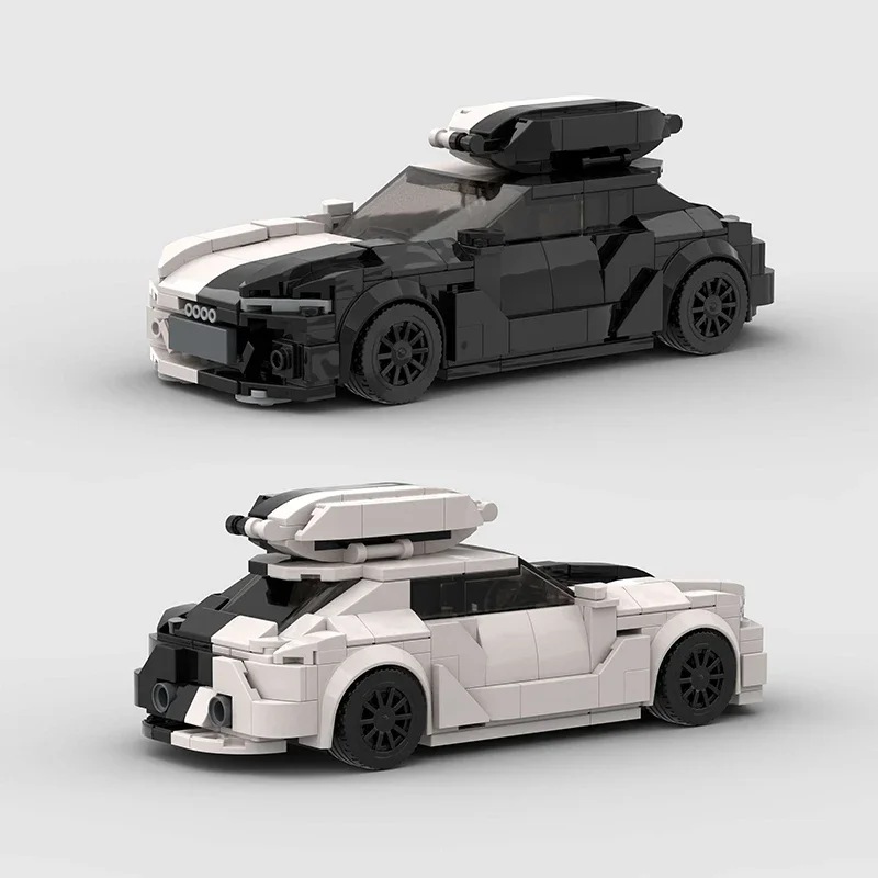 Rs6 Moc Stadsracewagen Snelheidskampioenen Sportbouwstenen Klassieke Rally Supercar Racers Geweldige Voertuigen Kits Speelgoed Diy