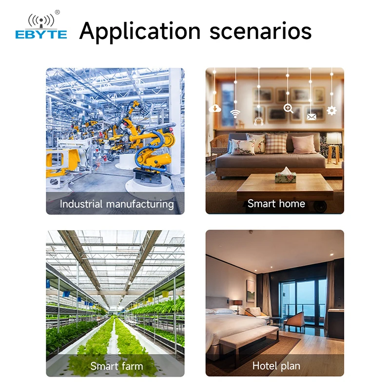 CC2541 Bluetooth Wireless Module EBYTE 2.4GH BLE4.0/5.0/5.1 2.4Ghz 1mW PCB Antenna SMD E104-BT01 Transmitter Receiver RF Module - Image 6