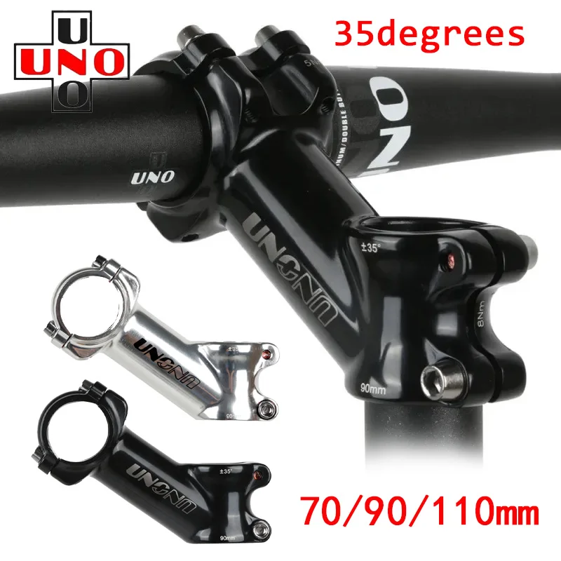 

UNO stem 35 degrees mtb Bicycle handlebar stem 31.8 Power Short bike stem 70mm 90mm 110mm Ultralight bike table bicycle bridge