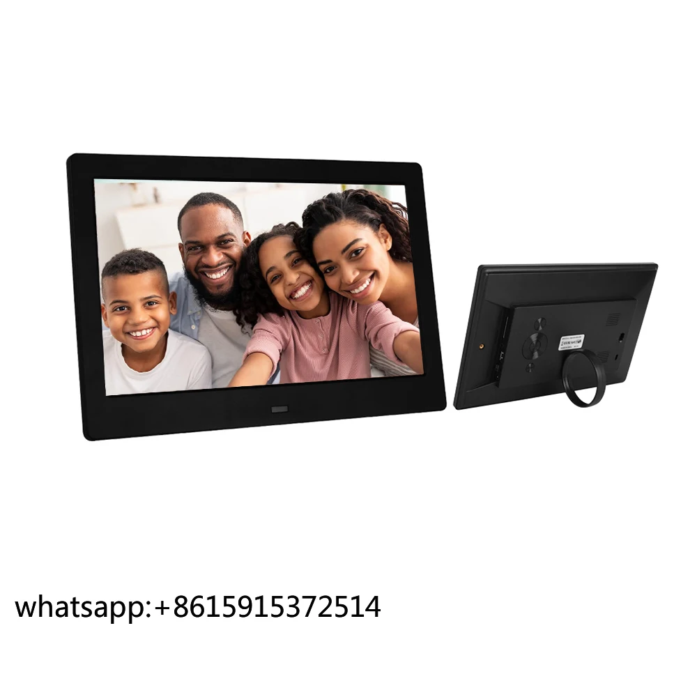 

TLCRETE Wall Mountable Photo Video Loop Simple Function HD IPS 16GB Memory 7 8 10 Inch Smart Digital Picture Frame with Remote