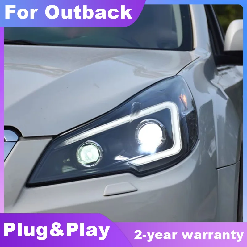 Car Lights for Subaru Outback Legacy LED Headlight 2010-2016 Outback Legacy Lamp Drl Projector Lens Automotive Accessories