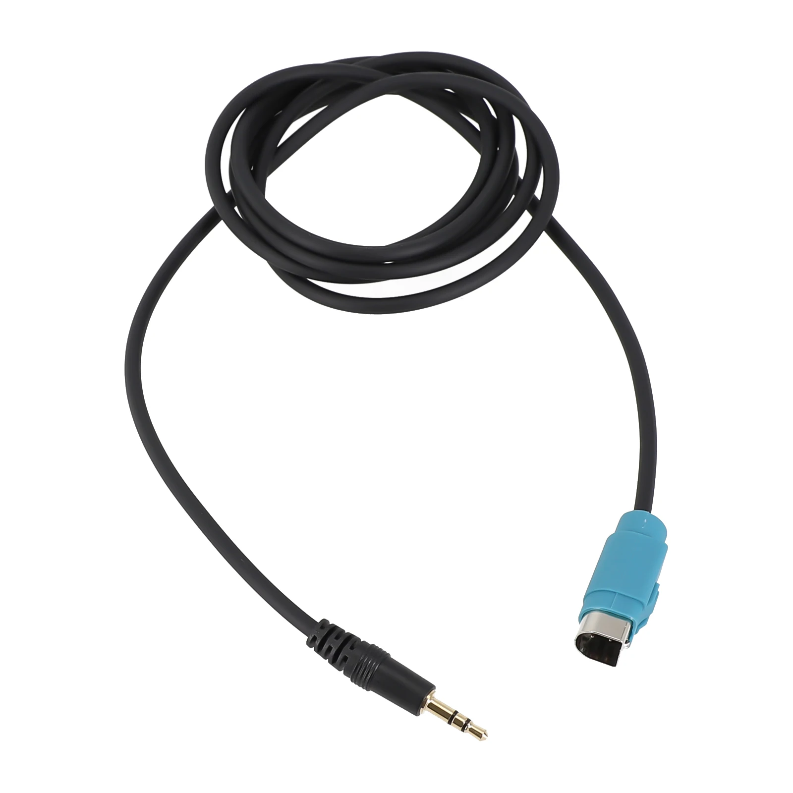 For ALPINE KCE-236B Specific 3.5mm Aux Interface Cable to Route Audio from Portable Devices into Car Stereo Inputs