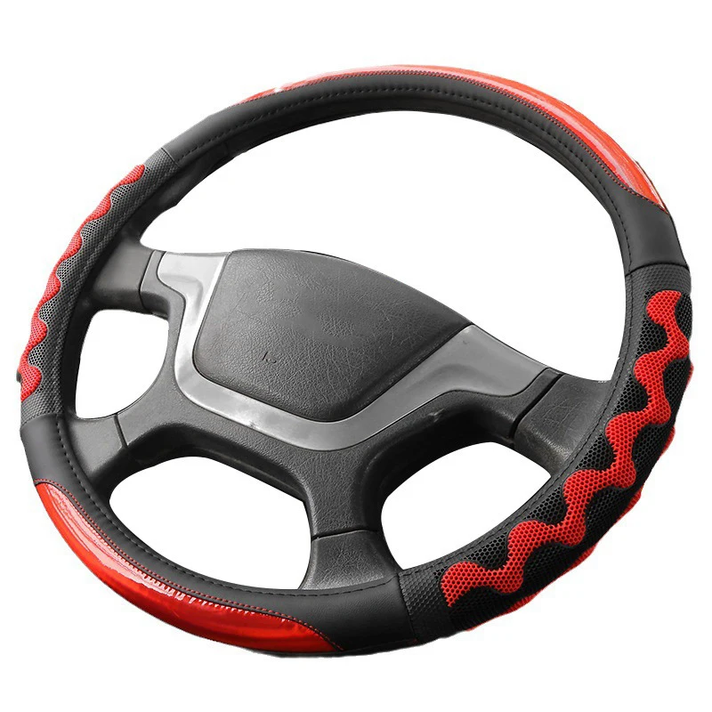 Truck Bus Lorry Auto Steering Wheel Cover 38 40 42 45 47 50 CM for SCANIA Volvo Benz MAN Renault DAF Isuzu Hino TATRA