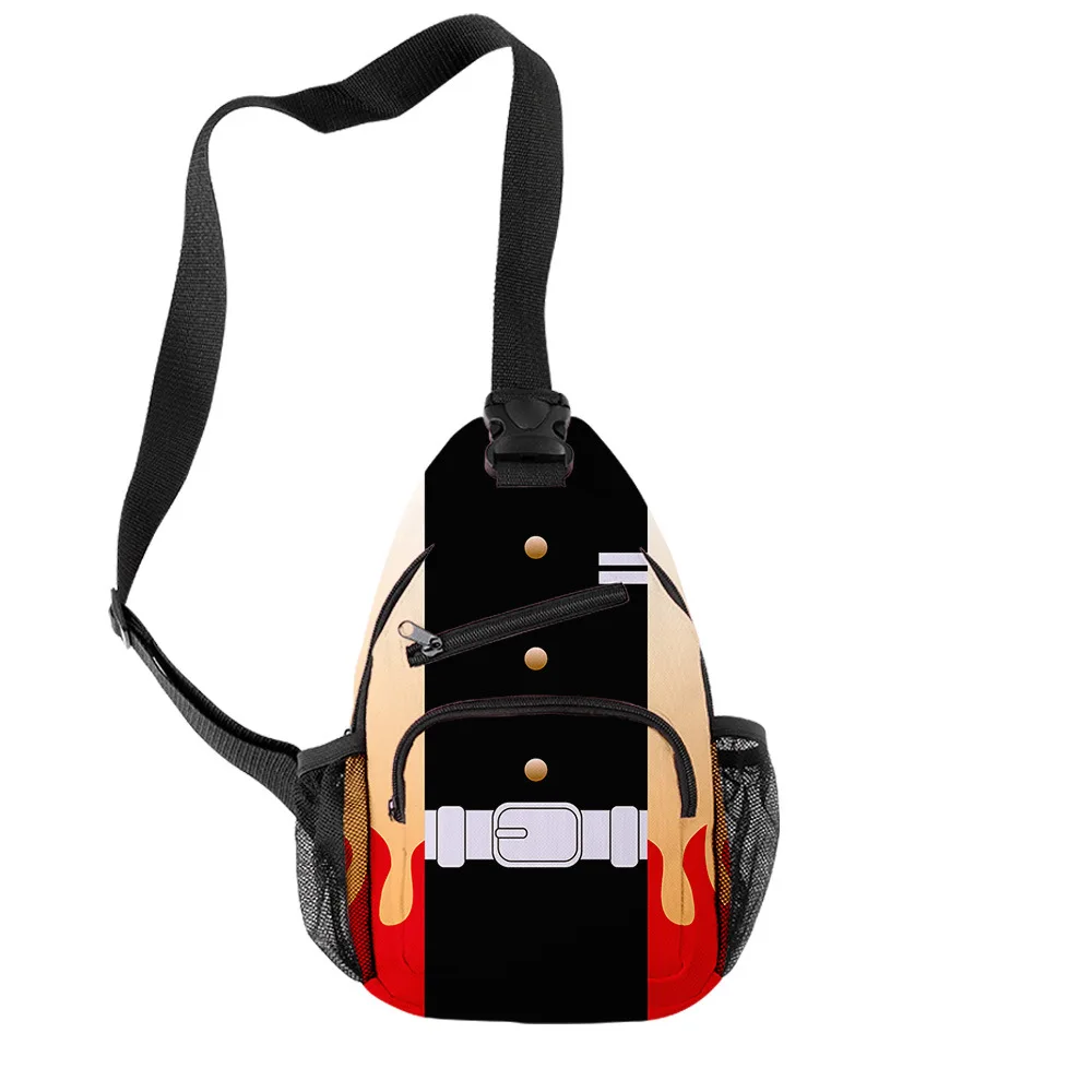 3D Print Chest Bag para Meninos e Meninas, Juventude Anime, Impermeável, Oxford, Esportes, Crossbody, Viagem, Bolsas de Ombro, Adolescentes, Kpop Humor, Popular