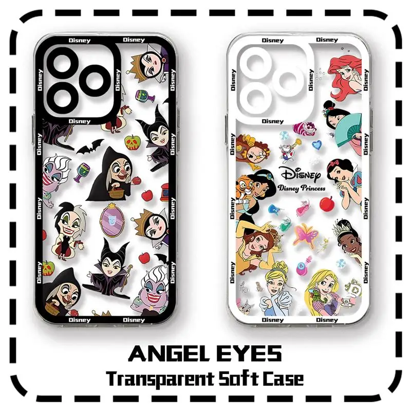 Case Cover for Realme C53 C55 C67 C63 C33 C30 C35 C51 C21Y C25Y C20 C21 7i 8i 9i 9 10 12 Pro Plus 8 9 Pro 5G Shell Clear Disney