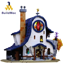 BuildMOC Owl House Eda's Owl Shack Building Blocks Set Creative Cartoon Scene Architecture Forest Hut Model Toys for Kids Gifts