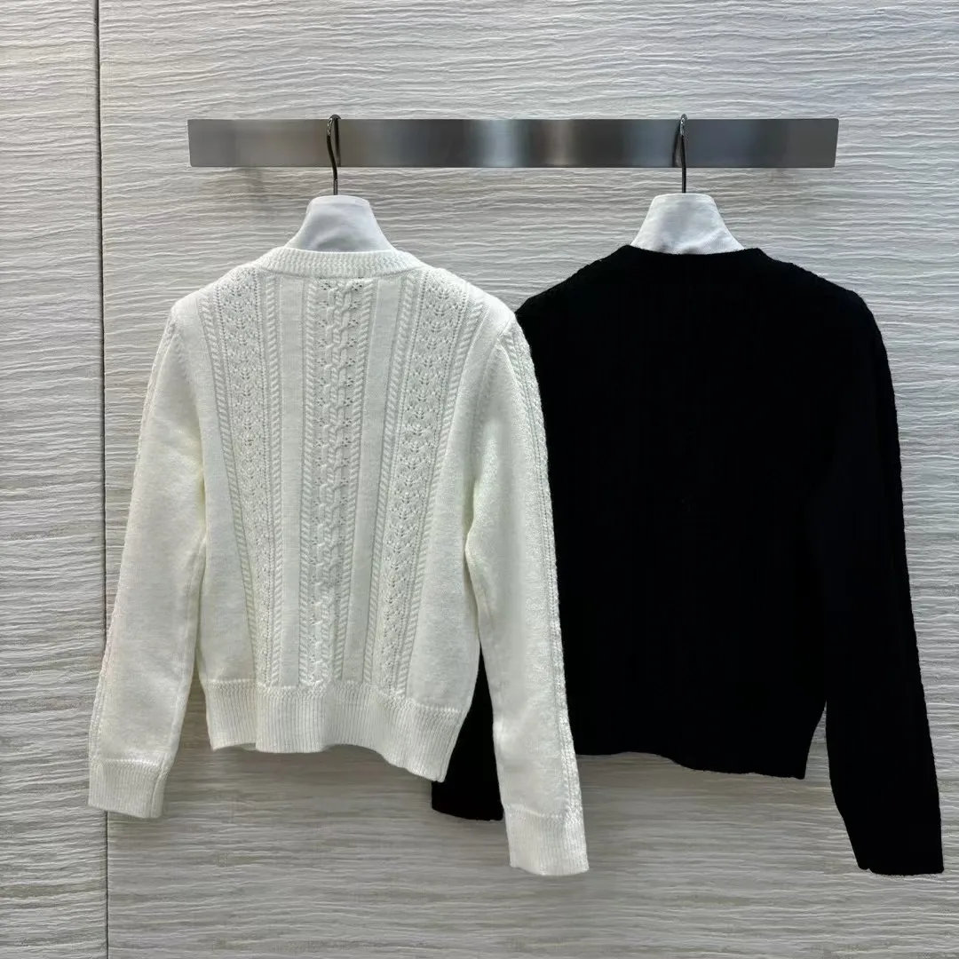 High end customized women's wool knitted sweater