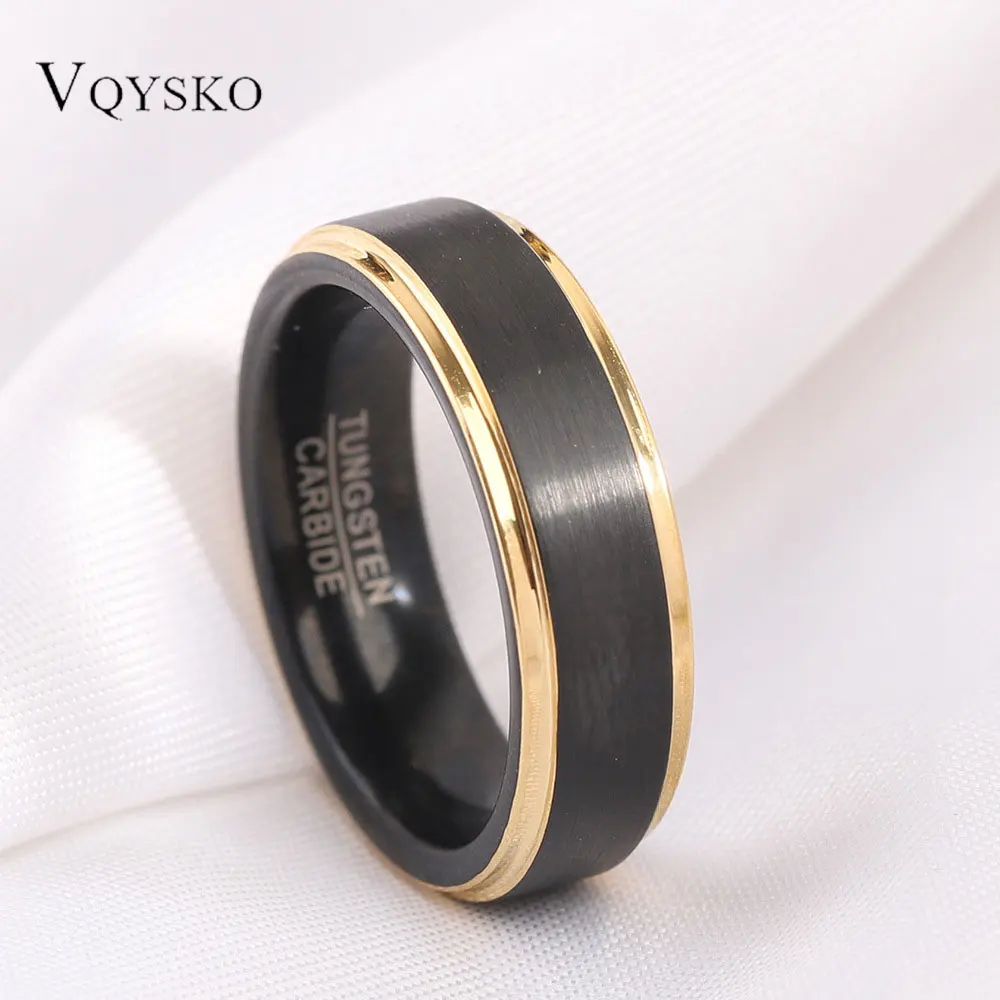 

Classic 6/8mm Tungsten Mens Ring Surface Brushed Stainless Steel Ring for Women Wedding Band Couples Jewelry Accessories