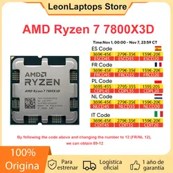 AMD Ryzen 7 7800X3D AM5 8 núcleos 16 hilos