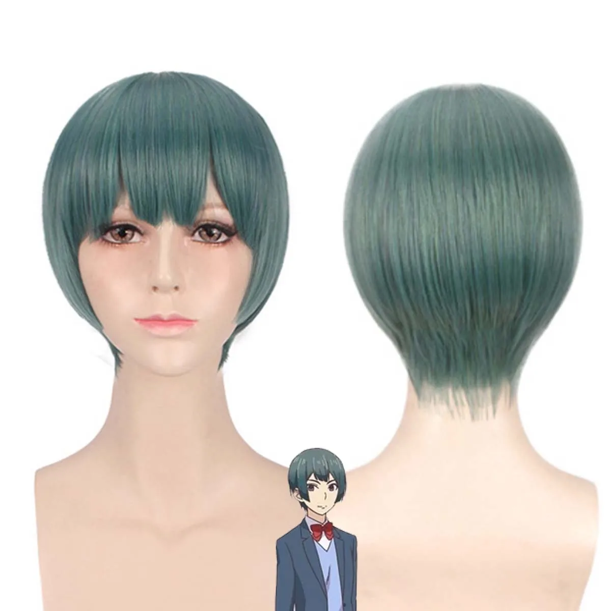 Anime Watashi Ga Motete Dousunda Shinomiya Hayato Nishina Shima Cosplay heat resistant Hair Wig