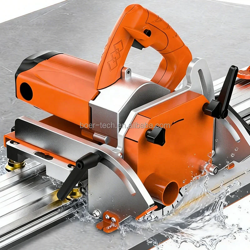 1400W 4000mm Electric Tile Cutter 12000RPM Water-Jet Manual 45° 90° 55° Tile Saw For Large Format Porcelain Slabs