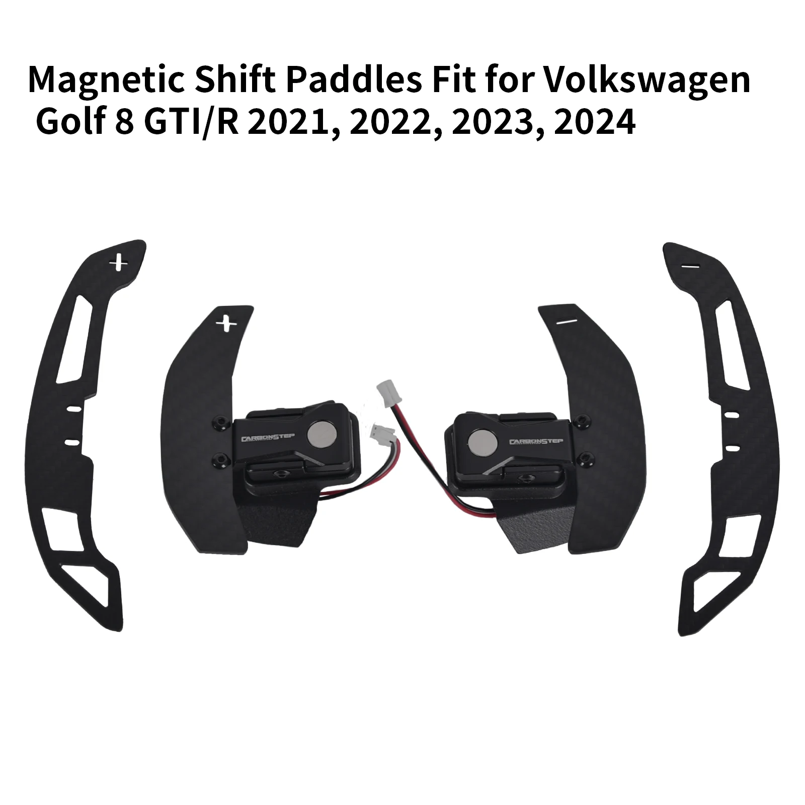 Newly Upgraded Carbon Fiber Magnetic Shift Paddles Enhance Driving Experience Suitable for Volkswagen Golf 8 GTI/R 2021-2024