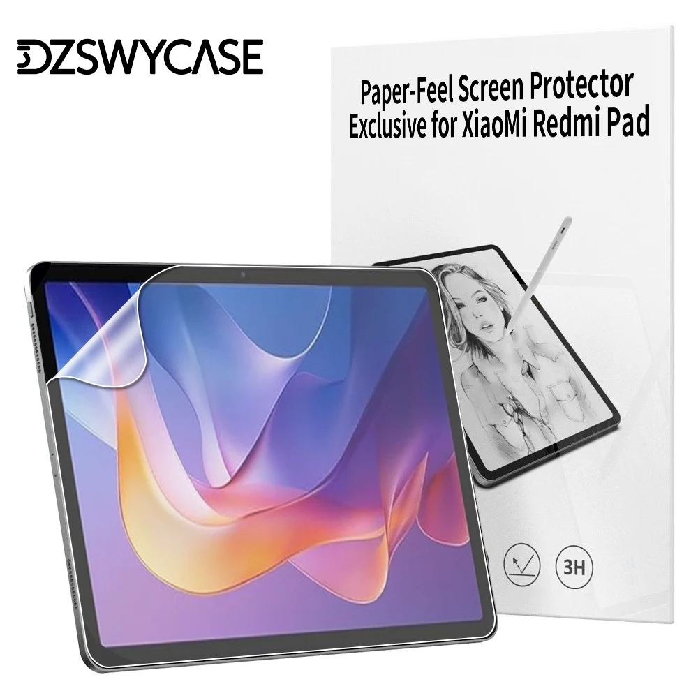 Image of 2 Stück Papierfolien-ähnlicher Displayschutz für Redmi Pad 2 11 10.61 SE 8.7 11 9.7 Pro 12.1 für Xiaomi Pad 5 6 7 8 11 11.2 Matte Folie