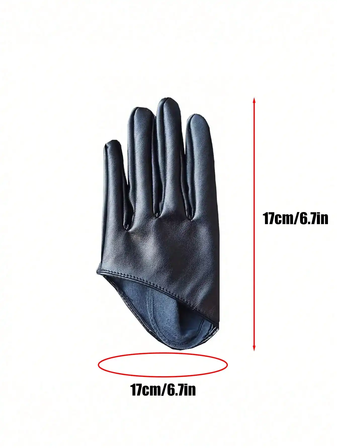 KayCrwone Sexy Leather Gloves For Women Half Palm PU Leather Gloves New Design Dancing Party Show Costume Gloves Black Mittens