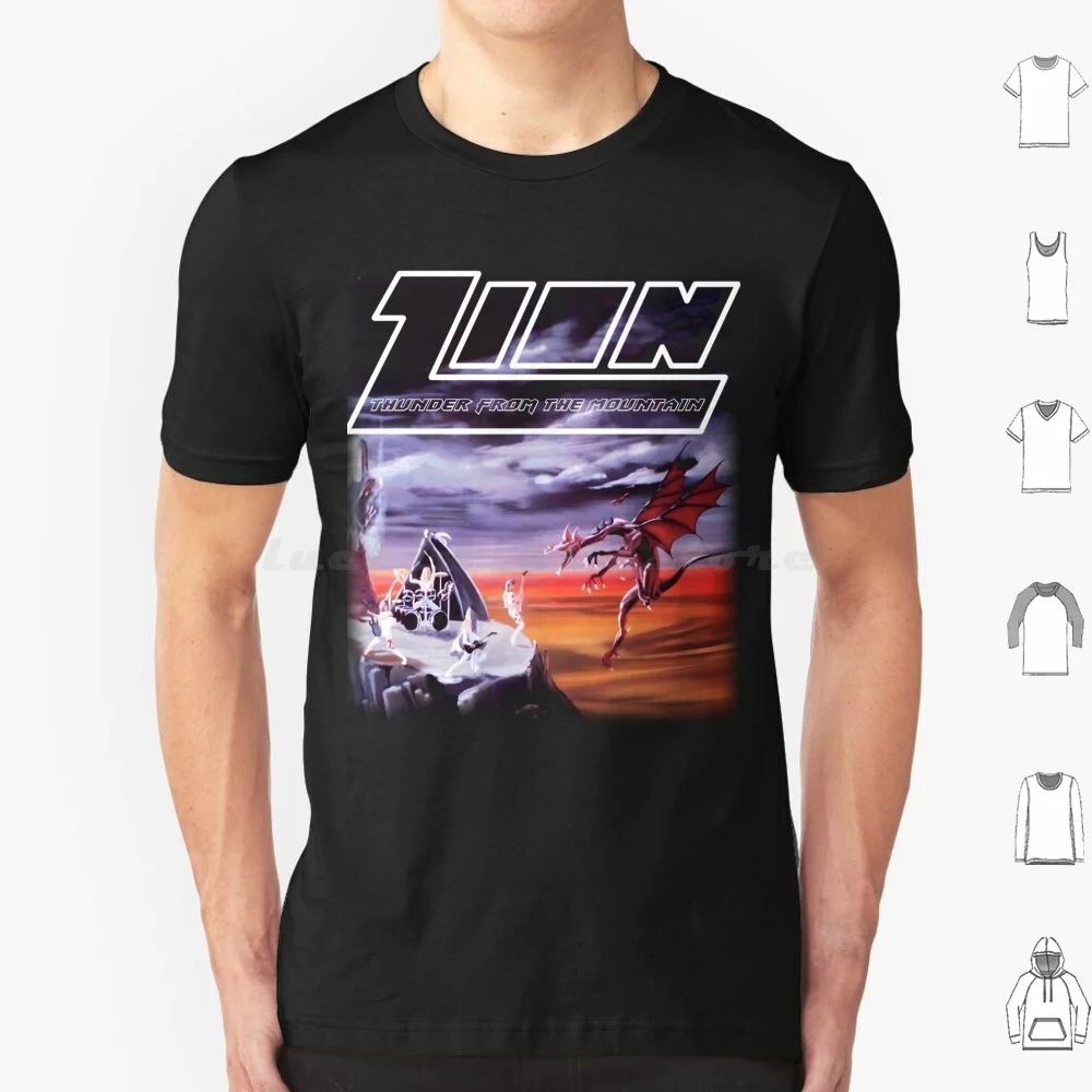 Camiseta de algodón Zion-Thunder From The Mountain para hombre y mujer, estampado artesanal de Zion Thunder From The Mountain Ccm Retro cristiano pesado